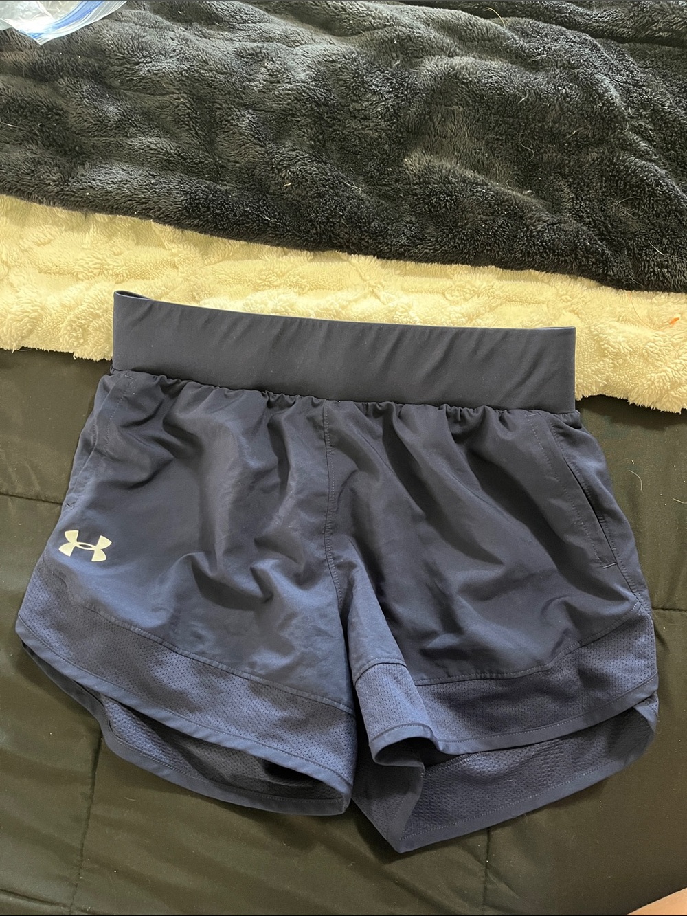 Under Armour Women's Navy Blue Athletic Shorts